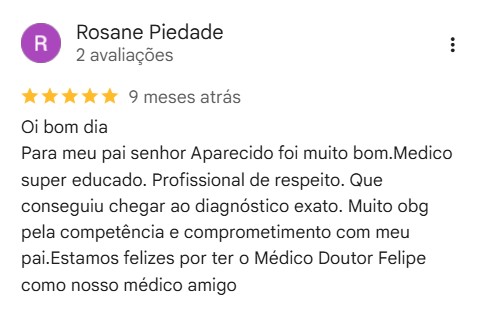 Depoimento Google Dr. Fellipe Magalhães